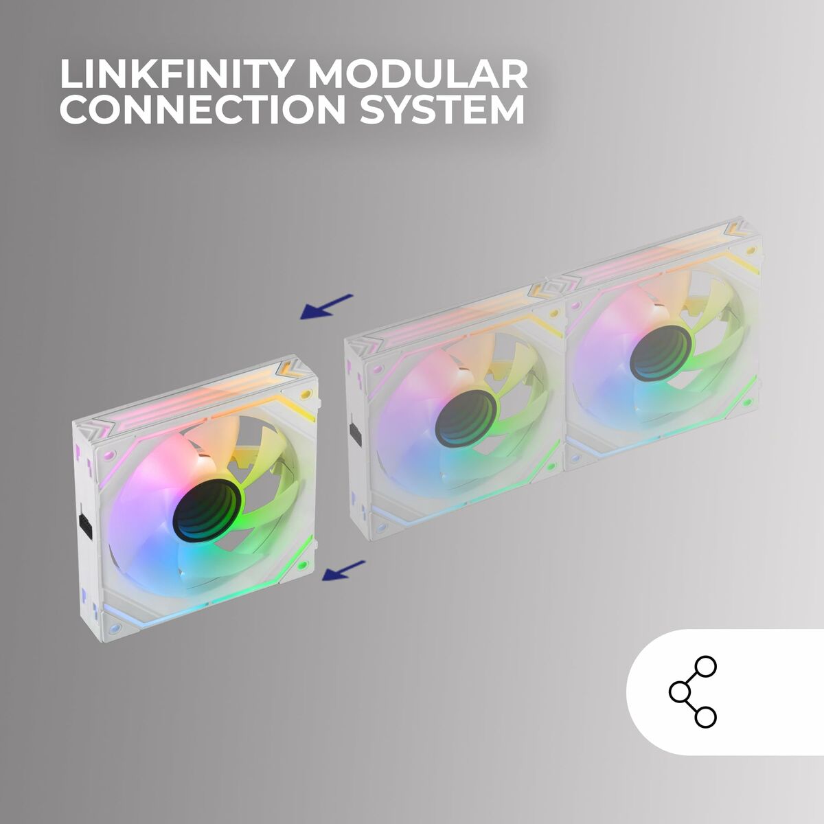 CPU ventilátor Mars Gaming MFLINKFINITYW